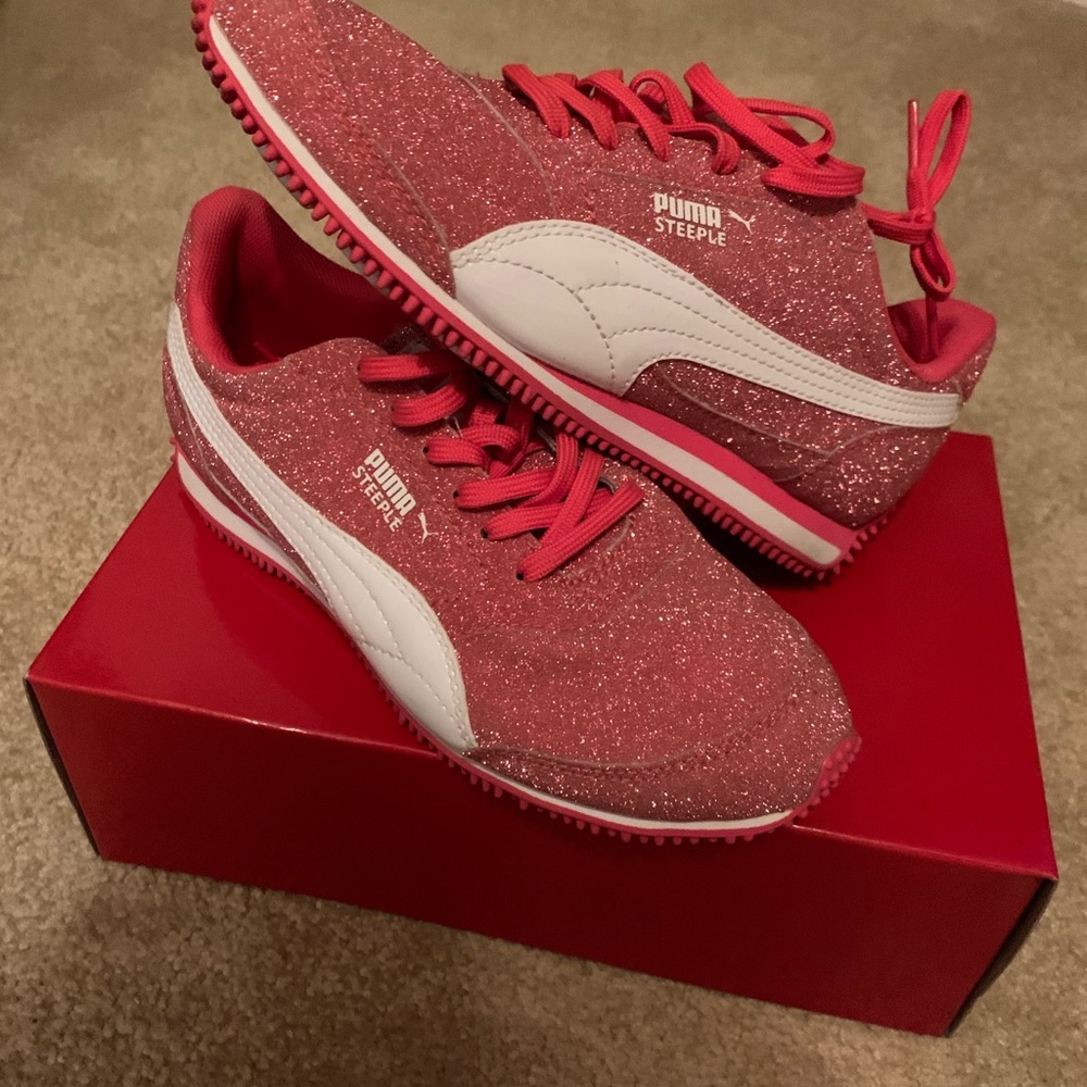 Puma Steeple Pink/white Glitter